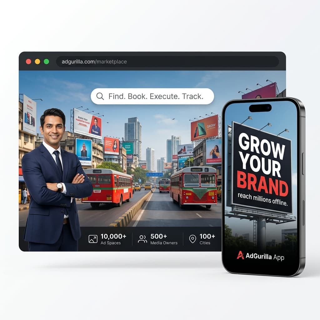 AdGurilla Marketplace Desktop and Mobile Platform Showcase