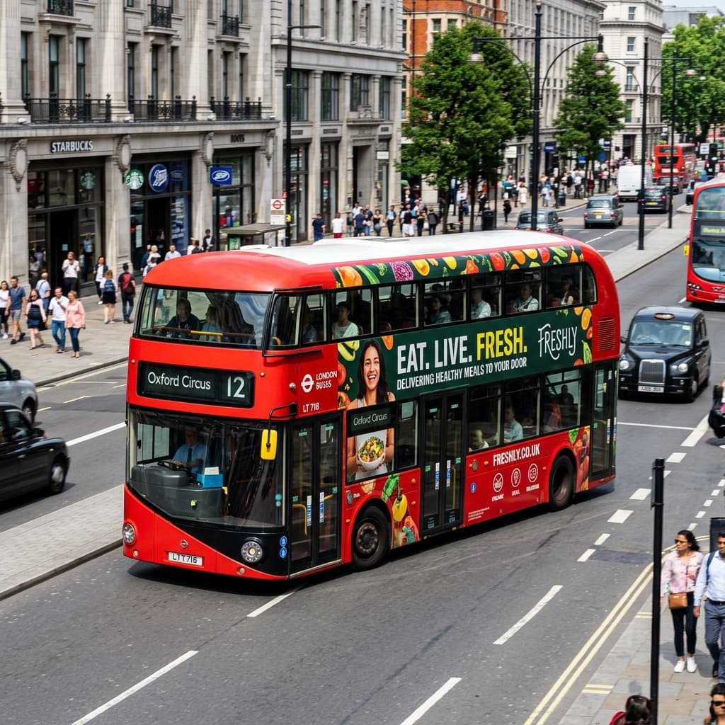 Transit Ads on bus